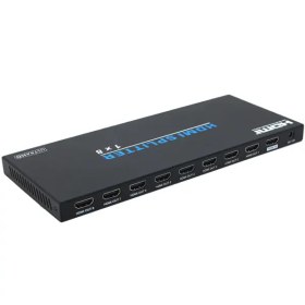 تصویر اسپلیتر 8 پورت HDMI ورژن 2.0 فرانت مدل FN-V218 FARANET FN-V218 HDMI Splitter V2.0 8 Port