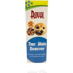 تصویر قطره پاک کننده دور چشم گربه رویال حجم ۶۰ میلی لیتر Royal Tear Stin Remover 