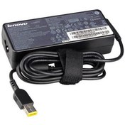 تصویر شارژر اورجینال لپ تاپ لنوو Lenovo 20V 4.5A با کانکتور مربع CH Lenovo 20V 4.5A USB Conector