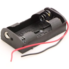 تصویر جا باتری قلمی 2 تایی سیم دار Two Battery compartment