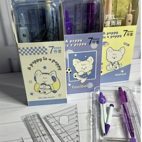 تصویر ست پرگار و خط کش 