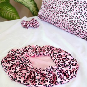 تصویر کلاه خواب طرح پلنگی 