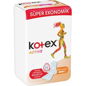تصویر نوار بهداشتی کوتکس مدل Active بسته 24 عددی ا Kotex Active 24 Adet Kotex Active 24 Adet