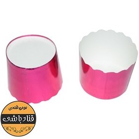 تصویر کپسول کاپ کیک صورتی 