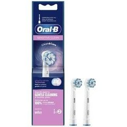 تصویر یدک مسواک برقی اورال بی مدل Sensetive Clean بسته 2 عددی Oral-B Sensetive Clean Toothbrush Head 2Pcs