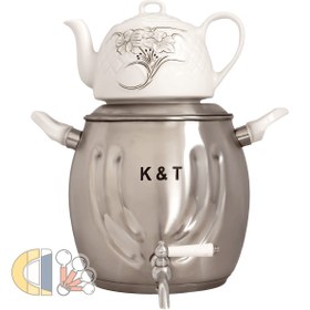 تصویر کتری و قوری کی اند تی مدل 1026 K and T 1026 Kettle and Teapot set