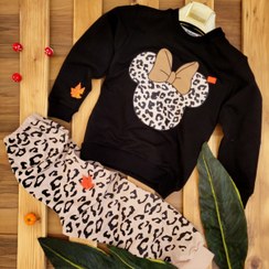 تصویر ست بلوز شلوار بچگانه میکی پلنگی 