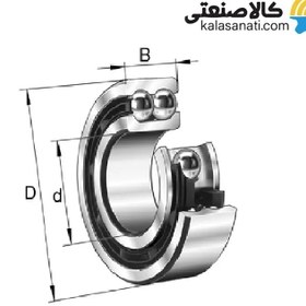 تصویر بلبرینگ تماس زاویه ای FAG کد 3216 