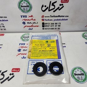 تصویر کاسه نمد واتر پمپ اب موتور پالس NS 200 ان اس و RS ار اس اصلی ( جفتی ) 