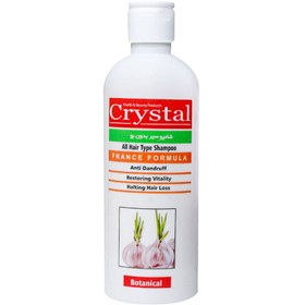 تصویر شامپو بدون بو سیر ضد شوره کریستال Crystal Garlic Anti Dandruff Shampoo