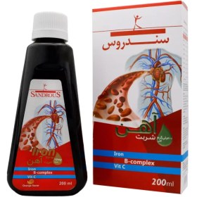 تصویر شربت آهن 200 میلی لیتر سندروس – کم خونی، خون رسانی و اشتها آور 