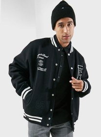 تصویر کاپشن بیسبال اینترلاک برند izzue Interlock Baseball Jacket