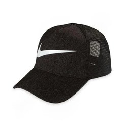 تصویر کلاه کپ ورزشی نقابدار نایک پشت توری 1-442443 | مشکی 
