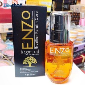 تصویر روغن مو انزو مدل Argan حجم ۶۰ میلی لیتر ENZO ARGAN OIL