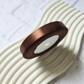 تصویر ربان یک سانتی قهوه ای سوخته 