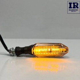 تصویر چراغ راهنمای موتور سیکلت خطی زرد Tekno Led lamp 