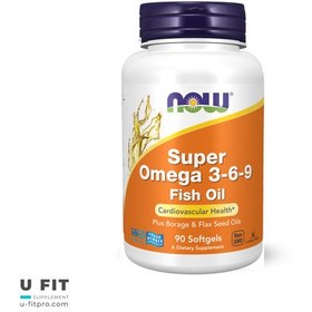 تصویر سوپر امگا 9 6 3 ناو فودز (۹۰عددی)Super Omega 369 Now Foods Super Omega 369 Now Foods