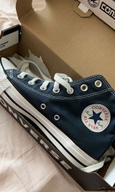 تصویر کانورس کلاسیک سرمه ای ساقدار - Converse Classic Navy Hightop 