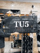 تصویر پرده عقب پژو دومیل الکسی طرحدار - مشکی طرح TU5 