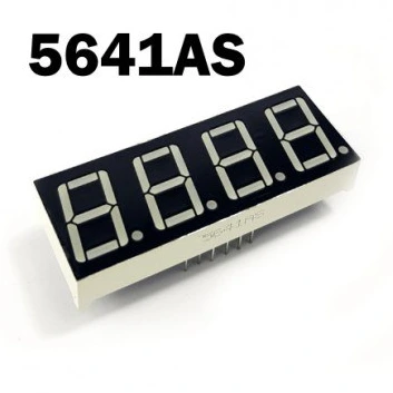 خرید و قیمت سگمنت چهارتایی کاتد مشترک 5641AS قرمز 50X20 mm | ترب
