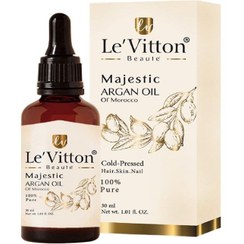 تصویر روغن آرگان لویتون (Le vitton) مدل majestic حجم 30 میلی‌لیتر روغن مو