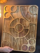 تصویر سینی پذیرایی و مهمانی بزرگ مدل 0110 