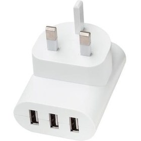 تصویر شارژر USB 3 پورت ایکیا مدل IKEA SMÅHAGEL IKEA SMÅHAGEL