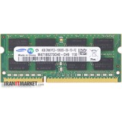 تصویر رم لپ تاپ سامسونگ ۴ گیگابایت DDR3 فرکانس ۱۳۳۳ مگاهرتز 