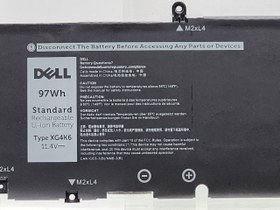 تصویر باتری دل اوریجینال لپ تاپ اچ پی Dell Precision 5570 XG4K6 