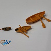 تصویر ماکت قایق مینیاتوری 