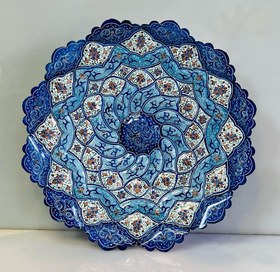 تصویر بشقاب مینا 25 سانتی 