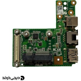 تصویر برد سوکت شارژلپ تاپ DAUGHTER BOARD ASUS ADPTER SOCKET U30SD DAUGHTER BOARD ASUS ADPTER SOCKET U30SD 69N0LLC10A01-01