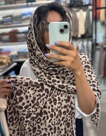 تصویر شال پلنگی جدید(شاین دار) - مشکی 