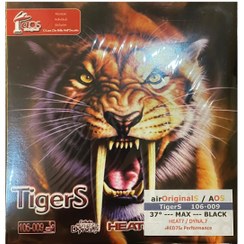 تصویر رویه راکت تایگرز ایر اورجینال لیبل air original tigers table tennis rubber