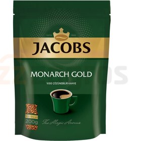 تصویر پودر قهوه فوری جاکوبز مدل Monarch Gold وزن 200 گرم 