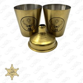 تصویر قمقمه ست 2 نفره طرح گوزن-Flask Deer 