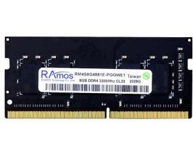 تصویر رم لپ تاپ راموس مدل DDR4 3200MHz RM4S8G ظرفیت 8 گیگابایت Ramos DDR4 3200MHz RM4S8G 8GB Laptop Ram