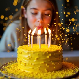 تصویر پودر اکلیل خوراکی زرد - 10 گرم 