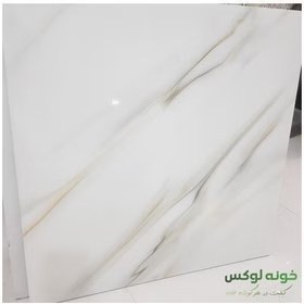 تصویر کاشی و سرامیک کف ۶۰ در ۶۰ طرح مرمریت خاک سفید 