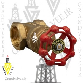 تصویر شیرفلکه کشویی 1/2 2 اینچ PN20 برنجی سامین GATE VALVE 2 1/2" PN20 BRASS SAMIN