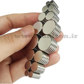 تصویر آهنربا گرد ۱۰ تایی 