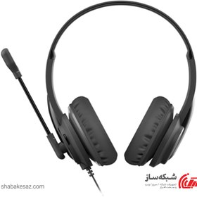 تصویر هدست باسیم ای فورتک مدل HS-10 A4Tech HS-10 Wired Stereo Headset