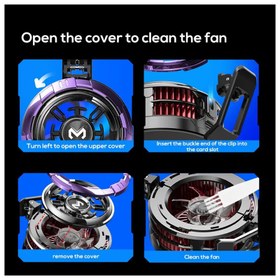 تصویر فن خنک کننده موبایل ممو مدل CX08 Pro 