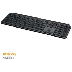 تصویر کیبورد بی سیم لاجیتک مدل مولتی دیوایس MX Keys S Logitech MX Keys S Wireless Keyboard