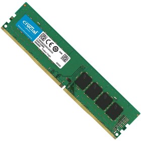 تصویر رم کامپیوتر کروشیال 8 گیگابایت با فرکانس 2400MHz Crucial DDR4 2400MHz 8GB CL17 Desktop Memory