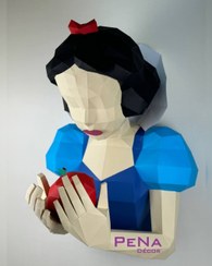 تصویر مجسمه دکوراتیو سفید برفی Snow White Decorative Statue