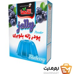 تصویر پودرژله بلوبری - 100 گرم(جعبه) گلها 