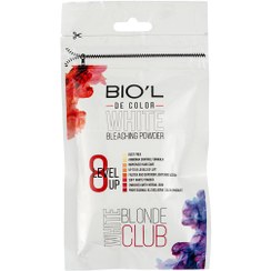 تصویر پودر دکلره سفید وزن 50 گرم بیول Biol White Bleaching Powder 50 g