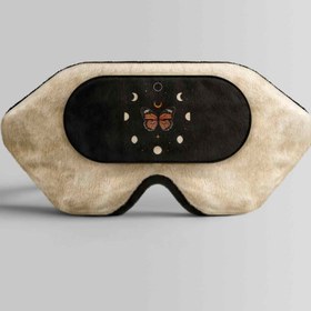 تصویر طرح ماه و پروانه کد267 برای چشم بند کورال Moon and Butterfly Design for Coral267 Sleep Mask