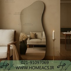 تصویر آینه دکوراتیو قدی دفرمه کد A231 